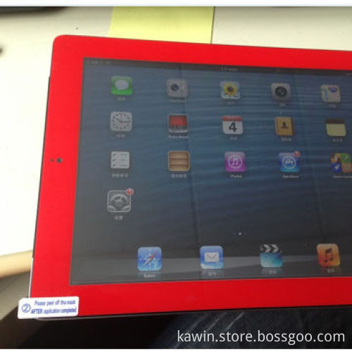 9H black tempered glass screen protector for iPad mini